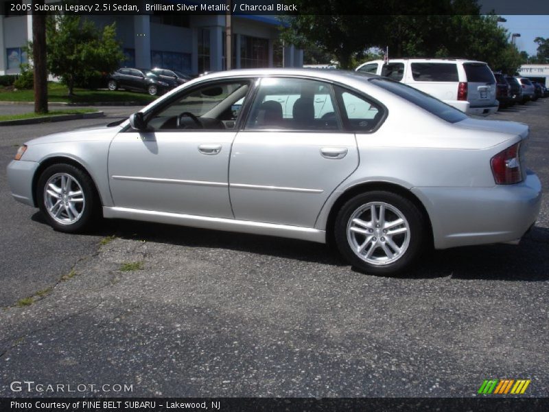 Brilliant Silver Metallic / Charcoal Black 2005 Subaru Legacy 2.5i Sedan