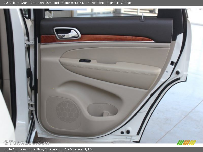Stone White / Dark Frost Beige/Light Frost Beige 2012 Jeep Grand Cherokee Overland
