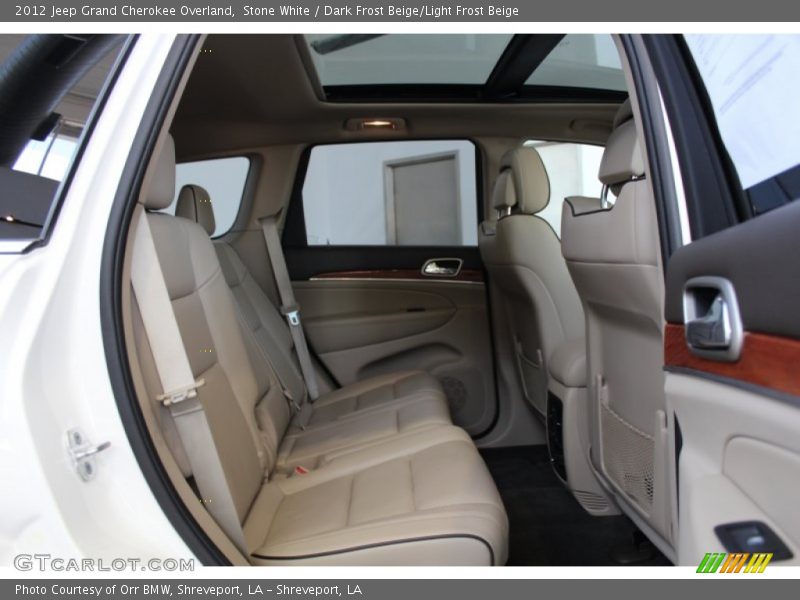 Stone White / Dark Frost Beige/Light Frost Beige 2012 Jeep Grand Cherokee Overland