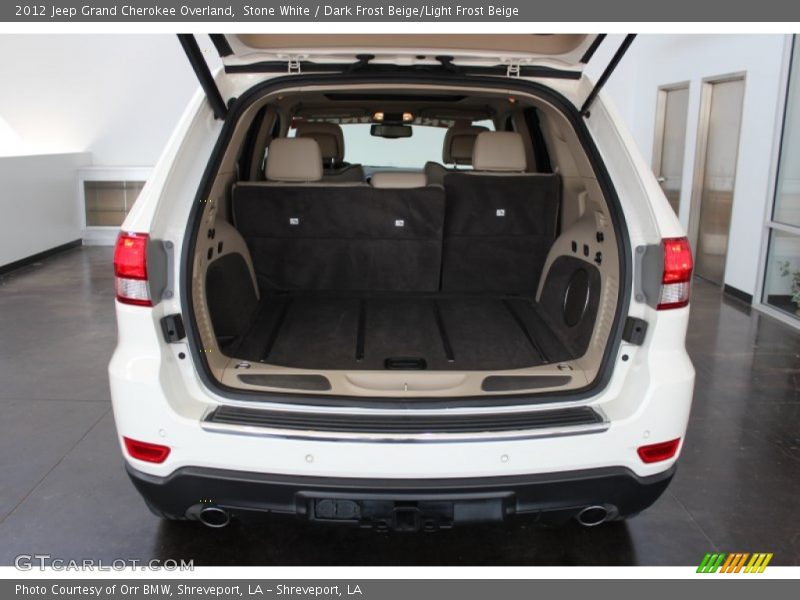 Stone White / Dark Frost Beige/Light Frost Beige 2012 Jeep Grand Cherokee Overland
