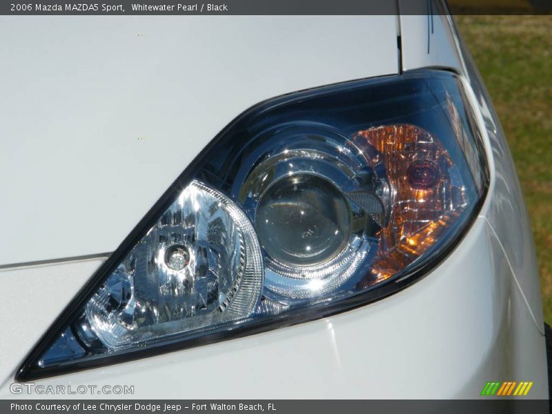 Whitewater Pearl / Black 2006 Mazda MAZDA5 Sport