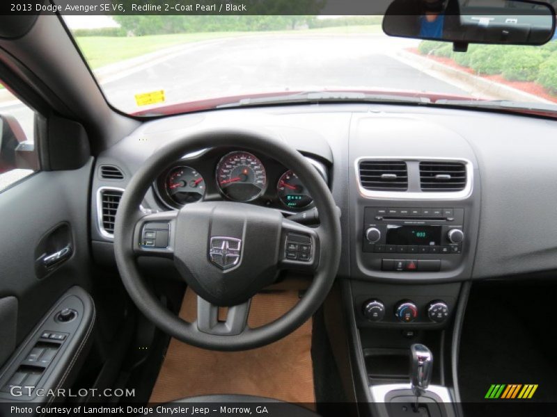 Redline 2-Coat Pearl / Black 2013 Dodge Avenger SE V6