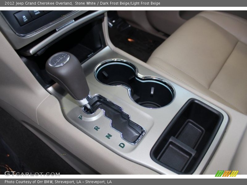 Stone White / Dark Frost Beige/Light Frost Beige 2012 Jeep Grand Cherokee Overland
