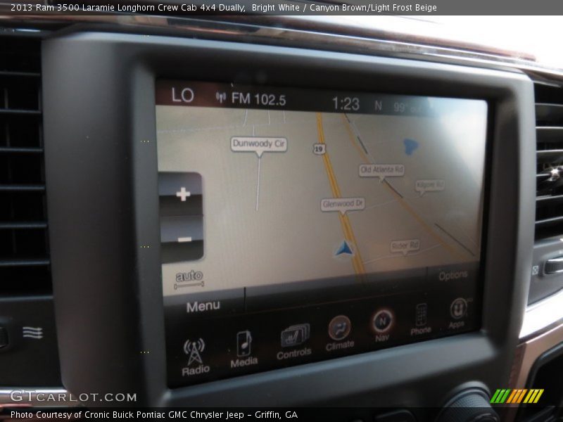 Navigation of 2013 3500 Laramie Longhorn Crew Cab 4x4 Dually