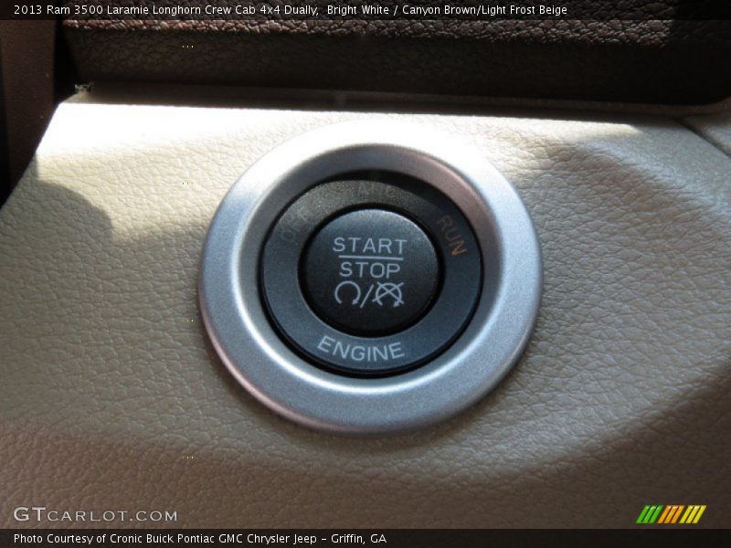 Controls of 2013 3500 Laramie Longhorn Crew Cab 4x4 Dually