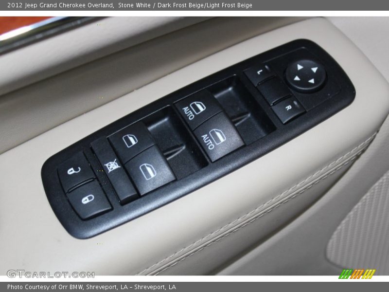 Stone White / Dark Frost Beige/Light Frost Beige 2012 Jeep Grand Cherokee Overland