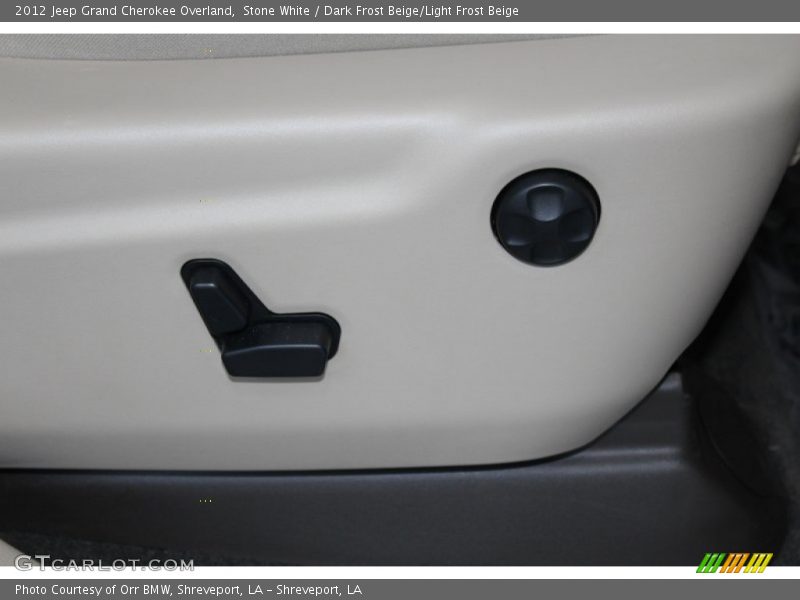 Stone White / Dark Frost Beige/Light Frost Beige 2012 Jeep Grand Cherokee Overland