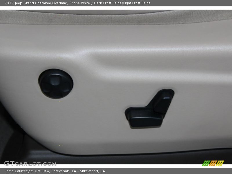 Stone White / Dark Frost Beige/Light Frost Beige 2012 Jeep Grand Cherokee Overland