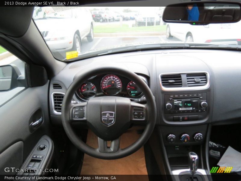 Black / Black 2013 Dodge Avenger SE V6