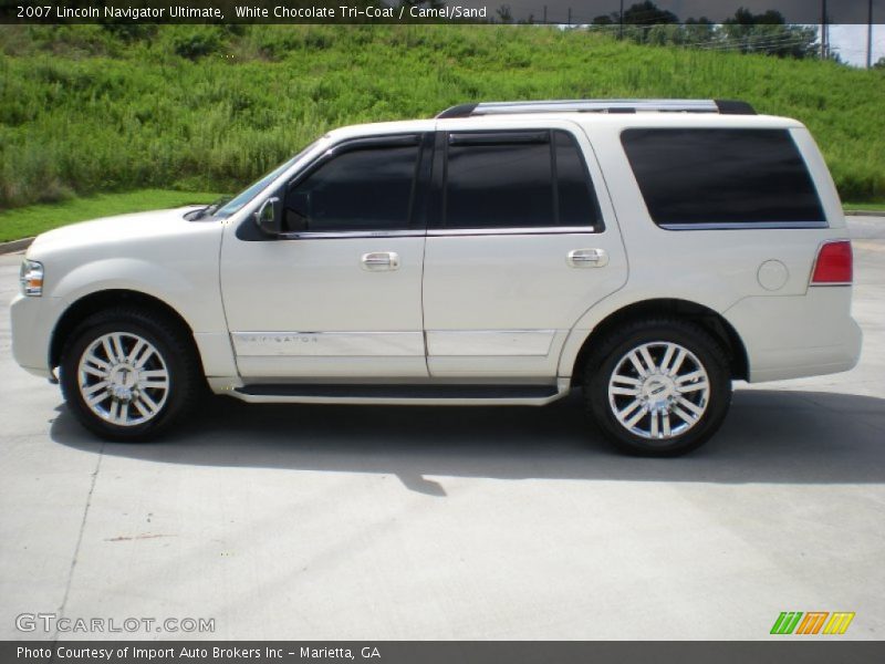 White Chocolate Tri-Coat / Camel/Sand 2007 Lincoln Navigator Ultimate
