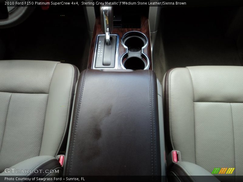 Sterling Grey Metallic / Medium Stone Leather/Sienna Brown 2010 Ford F150 Platinum SuperCrew 4x4
