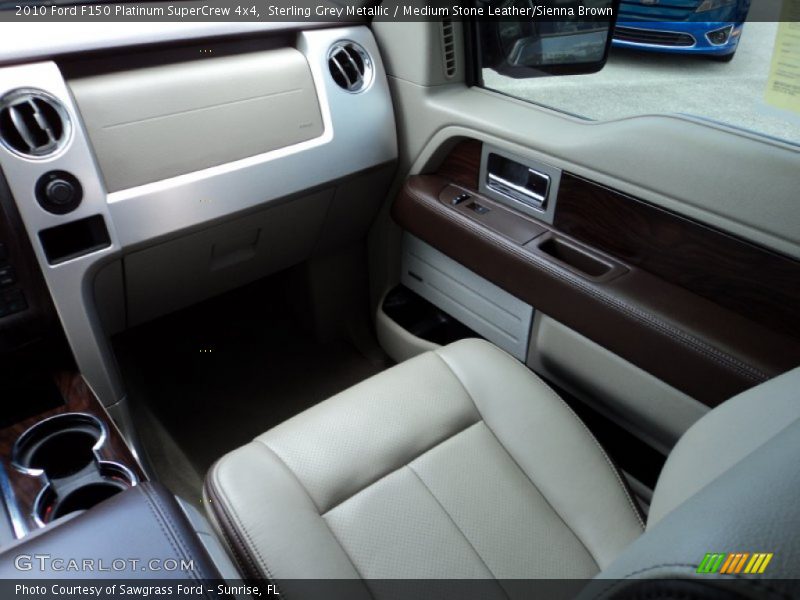 Sterling Grey Metallic / Medium Stone Leather/Sienna Brown 2010 Ford F150 Platinum SuperCrew 4x4