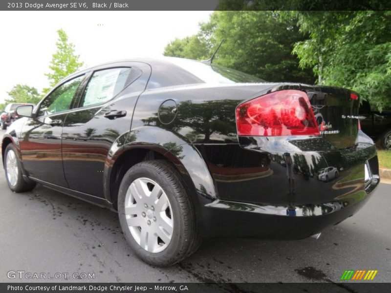 Black / Black 2013 Dodge Avenger SE V6
