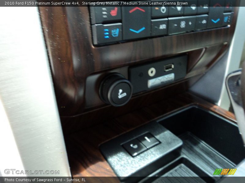 Sterling Grey Metallic / Medium Stone Leather/Sienna Brown 2010 Ford F150 Platinum SuperCrew 4x4