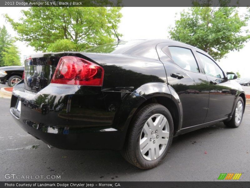 Black / Black 2013 Dodge Avenger SE V6