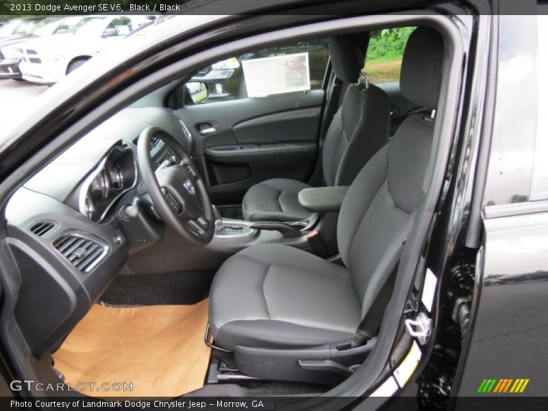 Black / Black 2013 Dodge Avenger SE V6