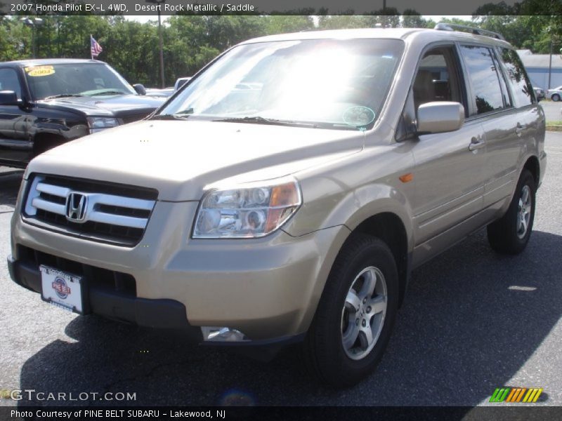 Desert Rock Metallic / Saddle 2007 Honda Pilot EX-L 4WD