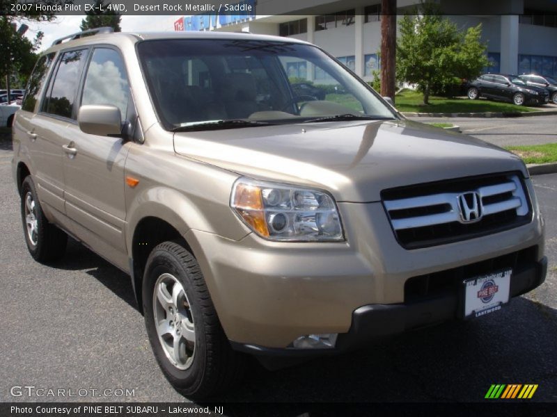 Desert Rock Metallic / Saddle 2007 Honda Pilot EX-L 4WD