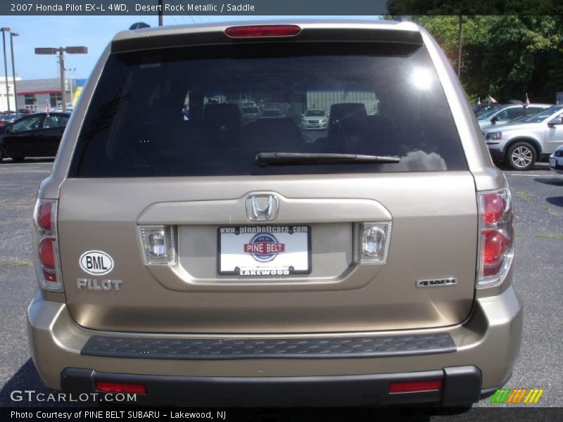 Desert Rock Metallic / Saddle 2007 Honda Pilot EX-L 4WD
