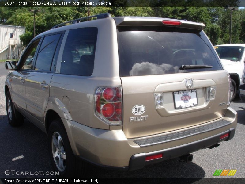 Desert Rock Metallic / Saddle 2007 Honda Pilot EX-L 4WD