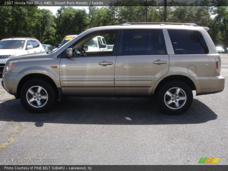 Desert Rock Metallic / Saddle 2007 Honda Pilot EX-L 4WD