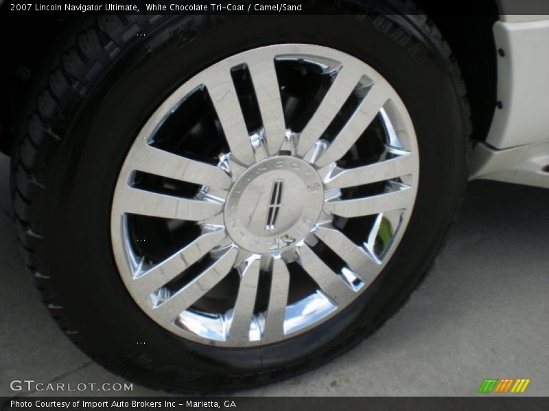White Chocolate Tri-Coat / Camel/Sand 2007 Lincoln Navigator Ultimate