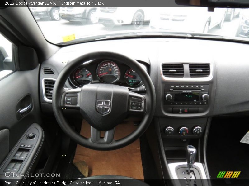 Tungsten Metallic / Black 2013 Dodge Avenger SE V6