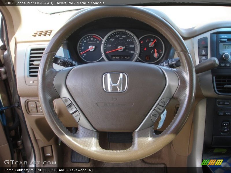 Desert Rock Metallic / Saddle 2007 Honda Pilot EX-L 4WD