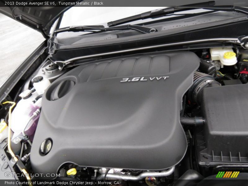Tungsten Metallic / Black 2013 Dodge Avenger SE V6