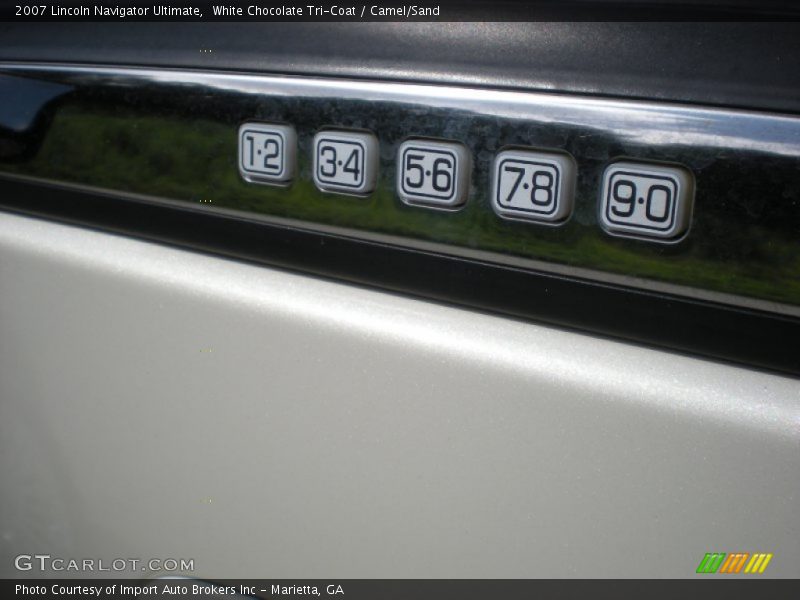 White Chocolate Tri-Coat / Camel/Sand 2007 Lincoln Navigator Ultimate