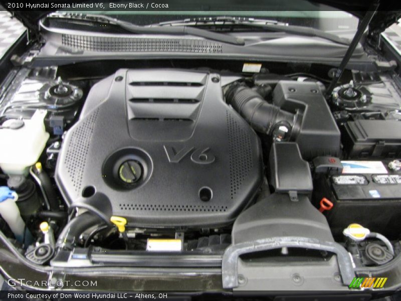 Ebony Black / Cocoa 2010 Hyundai Sonata Limited V6