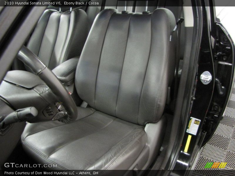 Ebony Black / Cocoa 2010 Hyundai Sonata Limited V6
