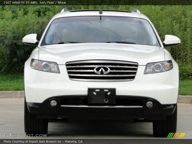 Ivory Pearl / Wheat 2007 Infiniti FX 35 AWD