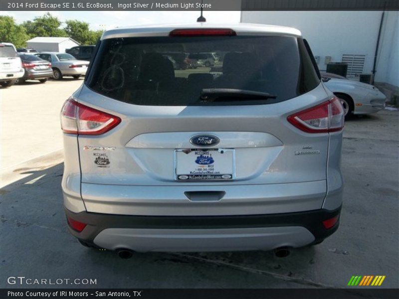 Ingot Silver / Medium Light Stone 2014 Ford Escape SE 1.6L EcoBoost
