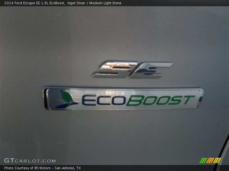 Ingot Silver / Medium Light Stone 2014 Ford Escape SE 1.6L EcoBoost