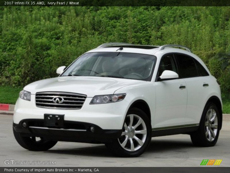 Front 3/4 View of 2007 FX 35 AWD