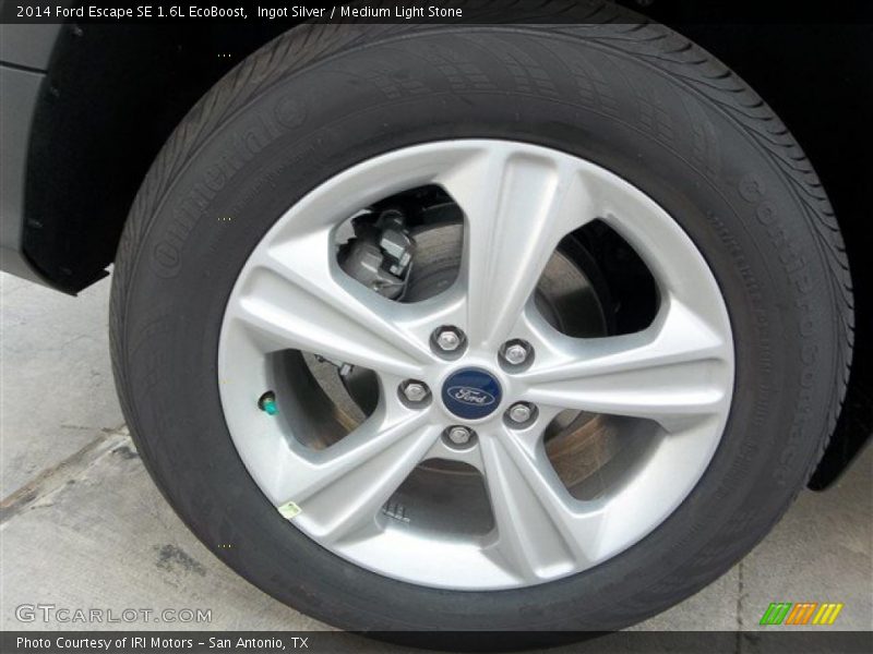 Ingot Silver / Medium Light Stone 2014 Ford Escape SE 1.6L EcoBoost