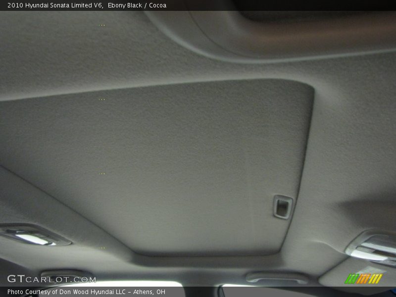 Ebony Black / Cocoa 2010 Hyundai Sonata Limited V6