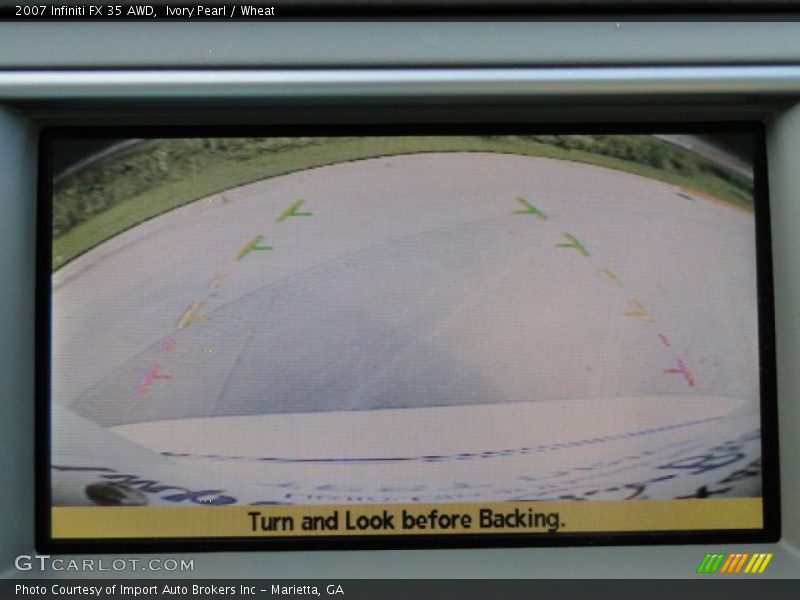 Ivory Pearl / Wheat 2007 Infiniti FX 35 AWD