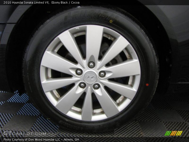 Ebony Black / Cocoa 2010 Hyundai Sonata Limited V6