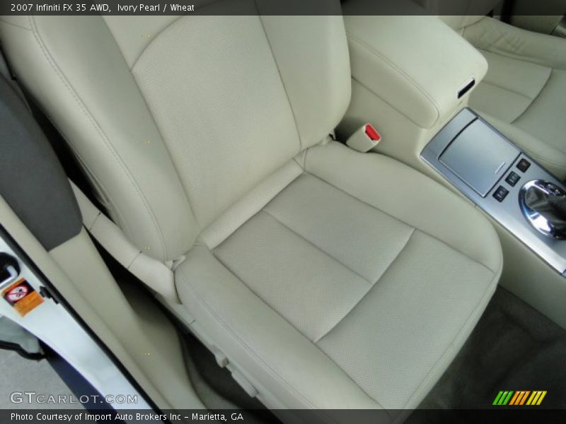 Ivory Pearl / Wheat 2007 Infiniti FX 35 AWD