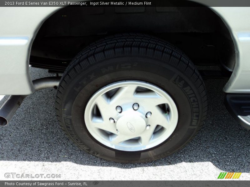 Ingot Silver Metallic / Medium Flint 2013 Ford E Series Van E350 XLT Passenger