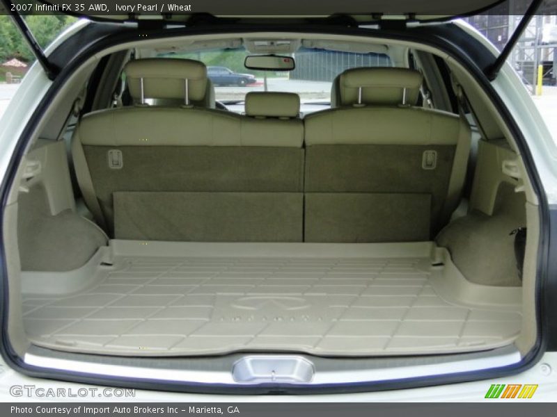  2007 FX 35 AWD Trunk