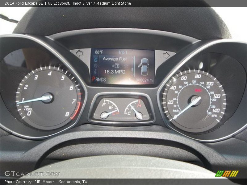 Ingot Silver / Medium Light Stone 2014 Ford Escape SE 1.6L EcoBoost