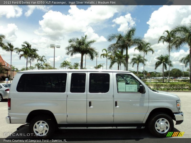 Ingot Silver Metallic / Medium Flint 2013 Ford E Series Van E350 XLT Passenger