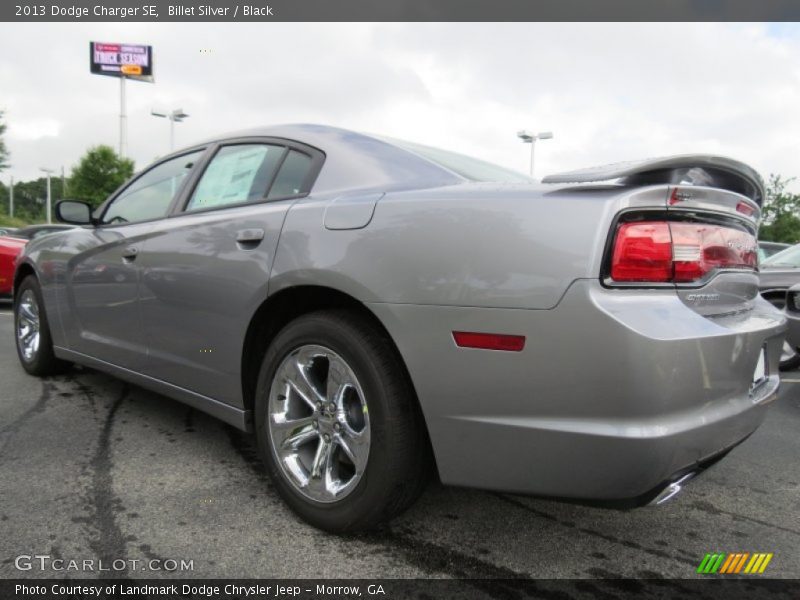 Billet Silver / Black 2013 Dodge Charger SE