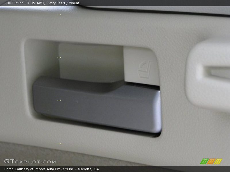 Ivory Pearl / Wheat 2007 Infiniti FX 35 AWD