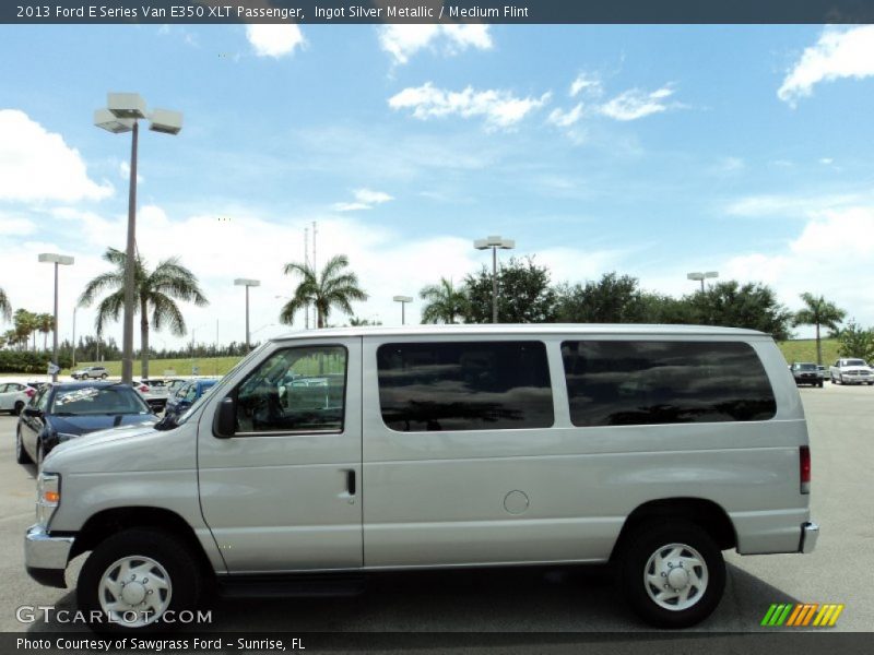 Ingot Silver Metallic / Medium Flint 2013 Ford E Series Van E350 XLT Passenger