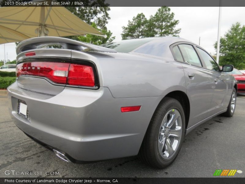 Billet Silver / Black 2013 Dodge Charger SE