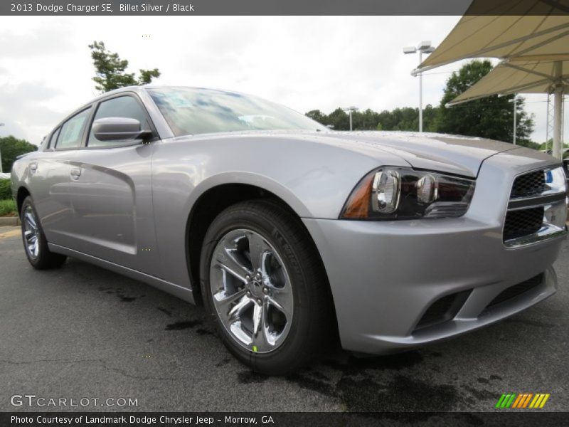 Billet Silver / Black 2013 Dodge Charger SE